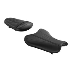 C.C. RIDER GSX-R1000 Front And Rear Seat Fit For SUZUKI GSXR1000 Black stitching, 2005, 2006