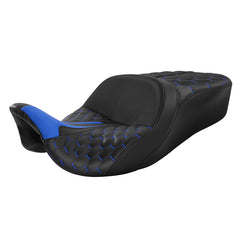 Gel Seat C.C. RIDER Touring Seat Driver Passenger Seat For Harley CVO Street Glide Road King Road Glide Electra Glide, 2009-2023