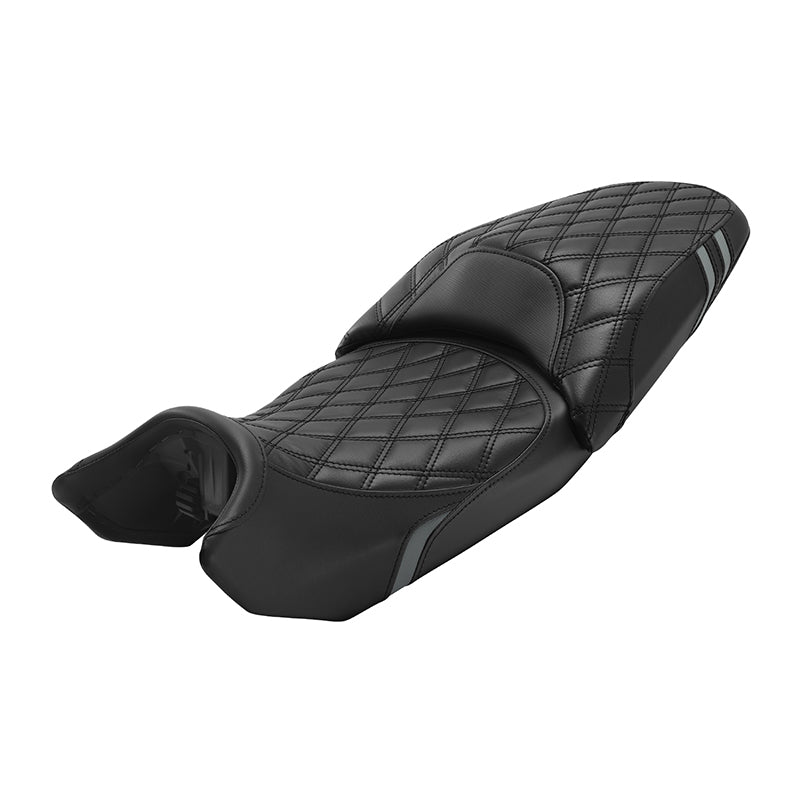 C.C. RIDER BMW R1300GS Seat Rider Passenger Seat Pillion Cushion Black Lattice For BMW R1300GS, 2023-2025