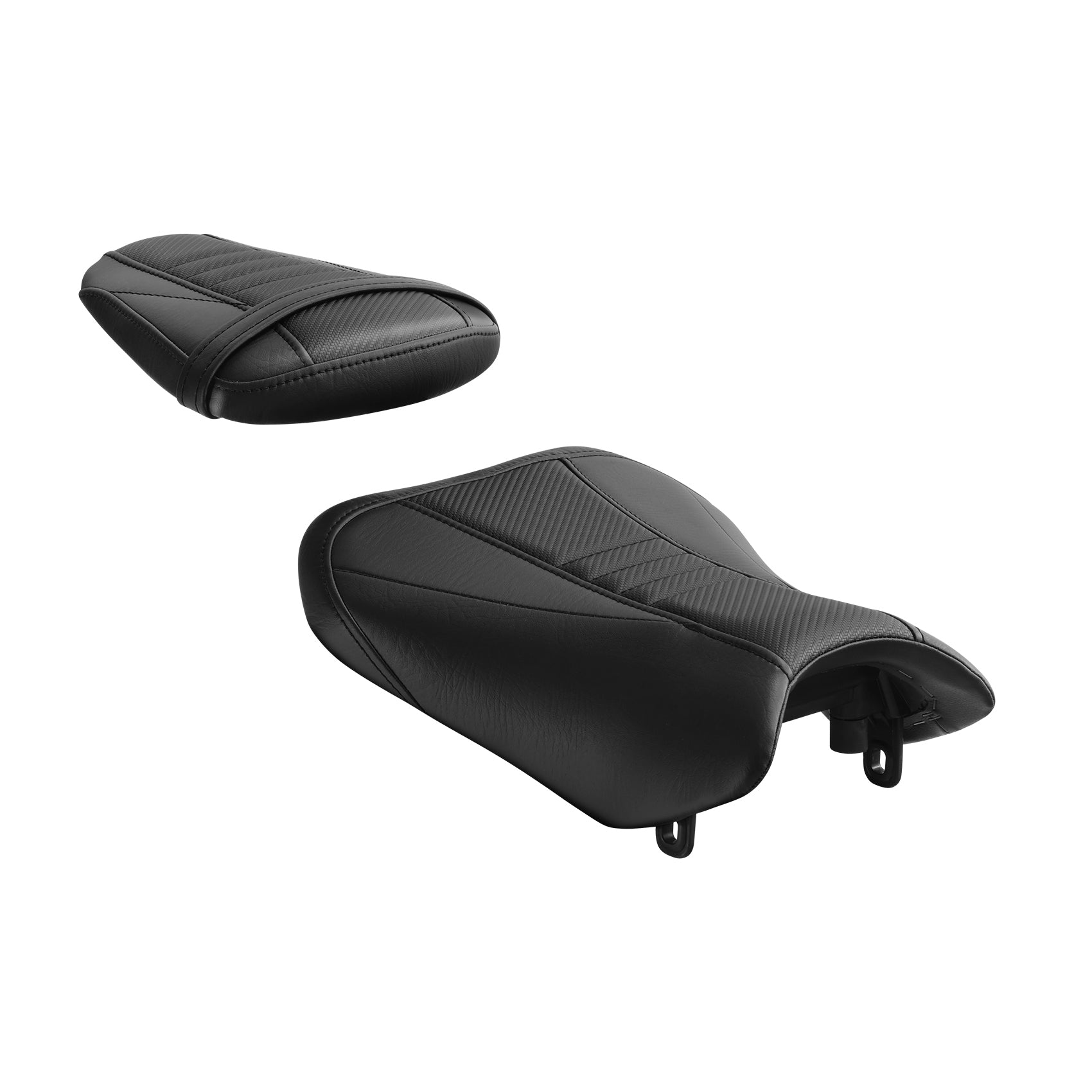 C.C. RIDER GSX-R750 GSX-R600 Front And Rear Seat For SUZUKI GSXR750 GSXR600 Black Carbon Fiber, 2011-2025