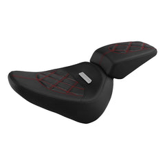 C.C.RIDER Softail Seat Two Piece 2 Up Seat Lattice Stitching For Harley Softail Breakout FXBR FXBRS, 2018-2023