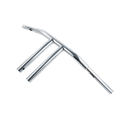 Custom Chrome 12"Rise 1-1/4" T-Bar Handlebar Bar Chrome Fits For Harley Softail Chopper