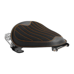 C.C.Rider Dyna Solo Spring Seat Chopper Style Motorcycle Seat For FXDWG Dyna / FXD Models Switchback Super Glide, 2007-2017