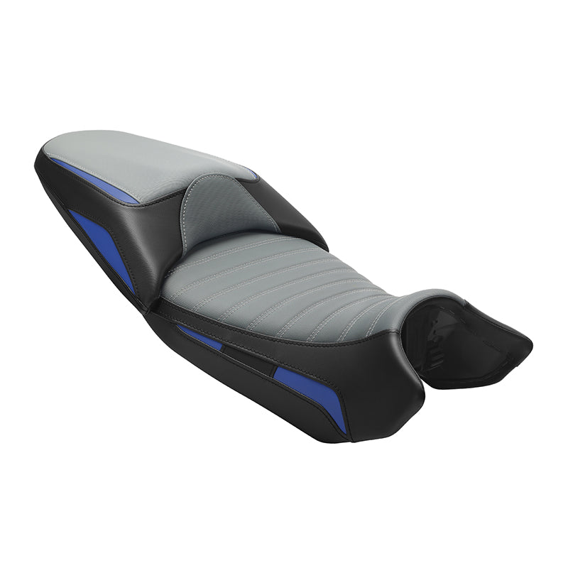 C.C. RIDER BMW R1300GS Seat Rider Passenger Seat Pillion Cushion Blue Gray Black For BMW R1300GS, 2023-2025