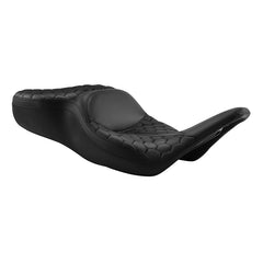 Gel Seat C.C. RIDER Touring Seat 2 Up Seat Driver Passenger Seat For Harley CVO Road King Honeycomb Road Glide Electra Glide Street Glide, 1997-2007