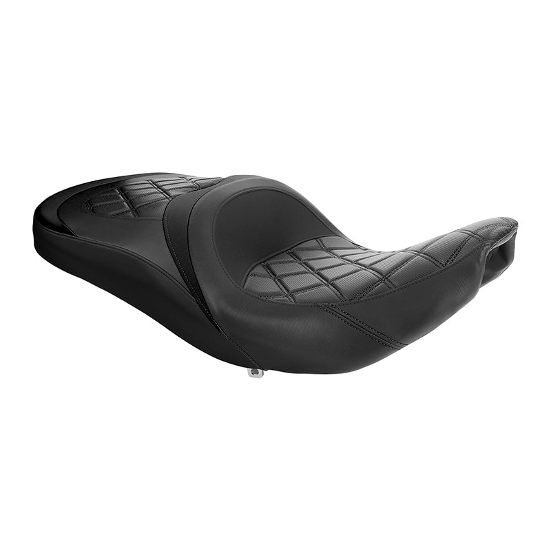 C.C.RIDER Indian Chieftain 2 Up Seat Touring Motorcycle Seat Diamond Stitching, 2014-2025