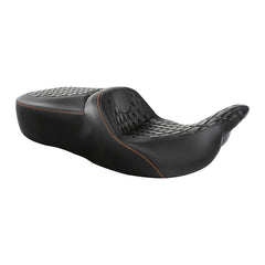 Gel Seat C.C. RIDER Touring Seat 2 Up Seat Driver Passenger Seat For Harley CVO Road King Road Glide Electra Glide Street Glide, 2009-2023