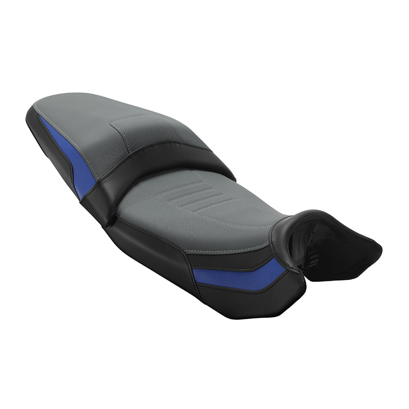 C.C. RIDER BMW R1300GS Seat Rider Passenger Seat Pillion Cushion Blue Gray Black For BMW R1300GS, 2023-2025