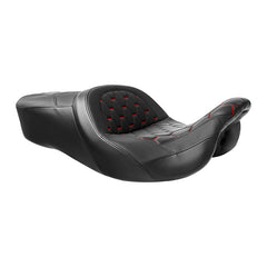 Gel Seat C.C. RIDER Touring Seat 2 Up Seat Driver Passenger Seat For Harley CVO Road King Road Glide Electra Glide Street Glide, 2009-2023