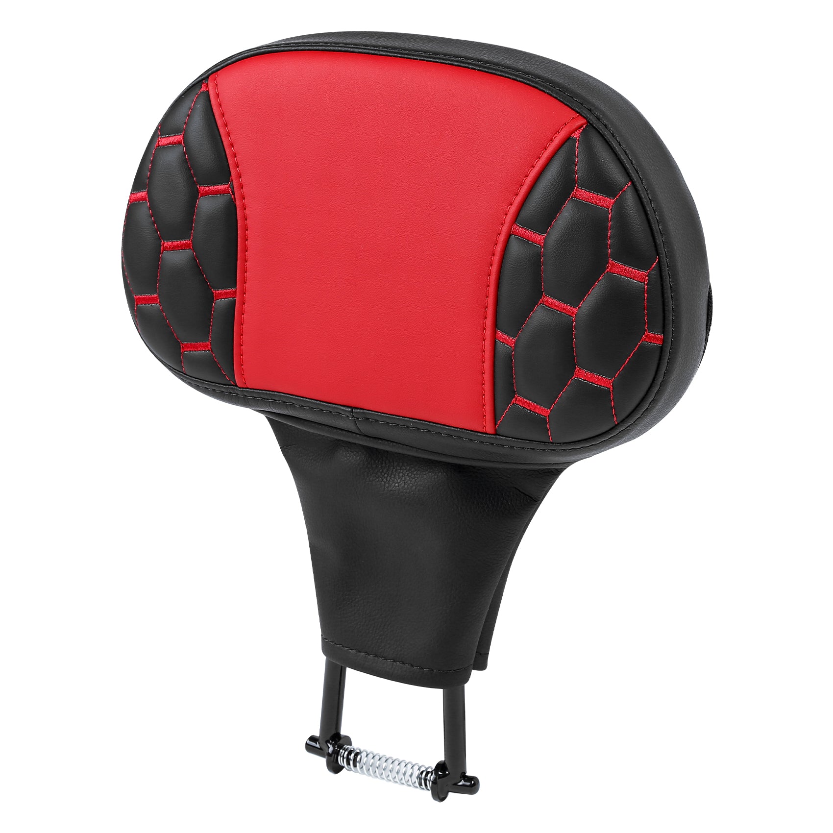 C.C. RIDER Rider Backrest 2 Up Seat Driver Backrest Pad For Harley Touring CVO Street Glide Road Glide Electra Glide Road King, 1988-2025