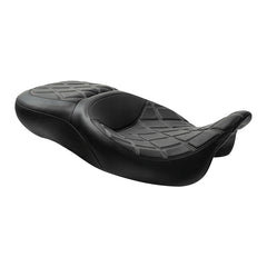 Gel Seat C.C. RIDER Touring Seat 2 Up Seat Driver Passenger Seat For Harley CVO Road Glide Electra Glide Street Glide Road King Lattice, 2009-2023