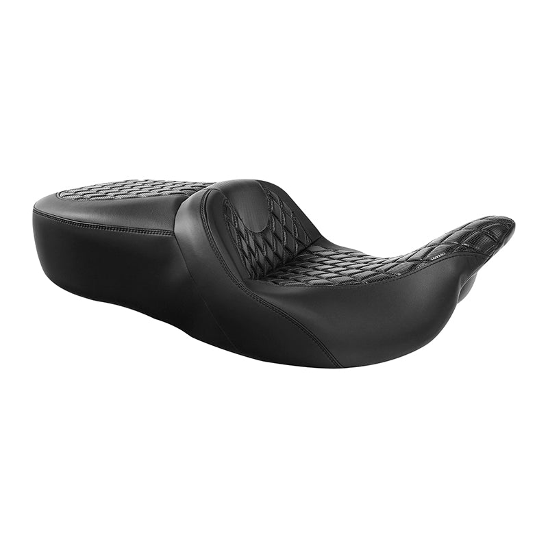Gel Seat C.C. RIDER Touring Seat 2 Up Seat Driver Passenger Seat For Harley CVO Street Glide Road King Road Glide Electra Glide, 2009-2023