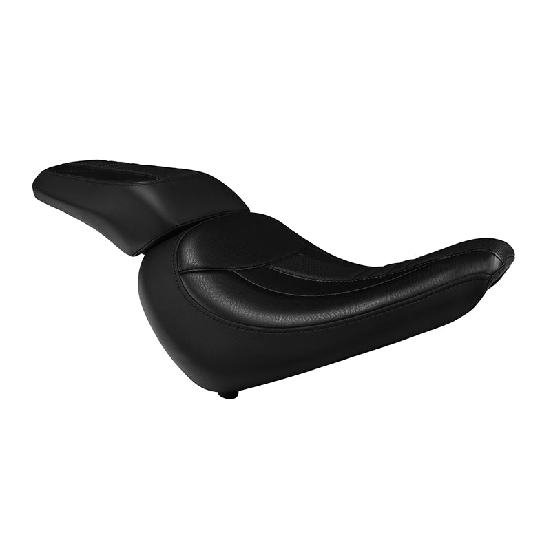 C.C.RIDER Softail Fat Boy Passenger And Driver Seat Deep Bucket Design Two Piece Seat For Harley Fatboy 114 FLFB FLFBS, 2018-2025