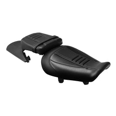 C.C. RIDER Sportster Seat 2 Piece Seat Driver And Passegner Seat Black Carbon Fiber Fit For Harley Sportster S RH1250S 2021-Later