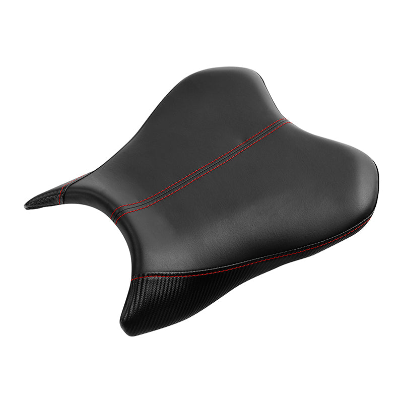 C.C. RIDER YZF R6 Front And Rear Seat Fit For YAMAHA R6 Black And Red Stitch, 2006, 2007