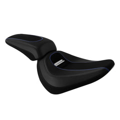 C.C.RIDER Softail Seat Two Piece 2 Up Seat Alcantara Leather For Harley Softail Breakout FXBR FXBRS, 2018-2023