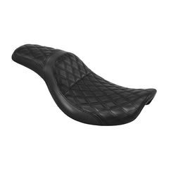 Gel Seat C.C. RIDER Dyna Seat 2 up Seat Motorcycle Seat Black Stitiching For Dyna Low Rider Fat Bob FXD/FXDWG, 2006-2017