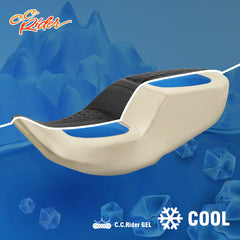 Dual Gel Seat C.C. RIDER Touring Seat One Piece 2 Up Seat Driver Passenger Seat Honeycomb For Street Glide Road Glide, 2023-2025