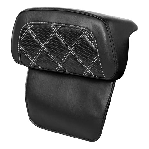 C.C. RIDER Razor Chopped Pack Trunk Backrest Passenger Backrest Pad For Harley Touring CVO Road King Road Glide Street Glide, 2014-2025
