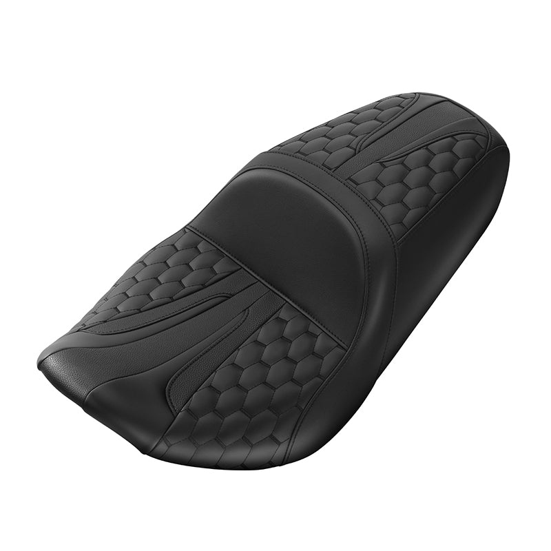C.C. RIDER One-Piece 2-Up Touring Seat (Honeycomb)