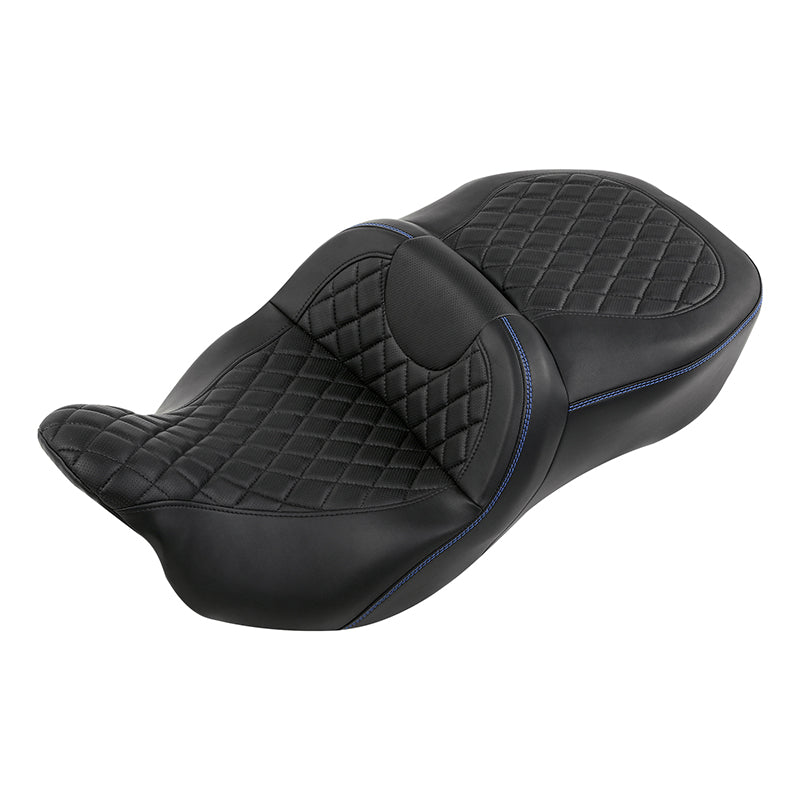 C.C. RIDER Touring Seat 2 Up Seat Driver Passenger Seat For Harley CVO Road Glide Electra Glide Street Glide Road King, 2009-2023