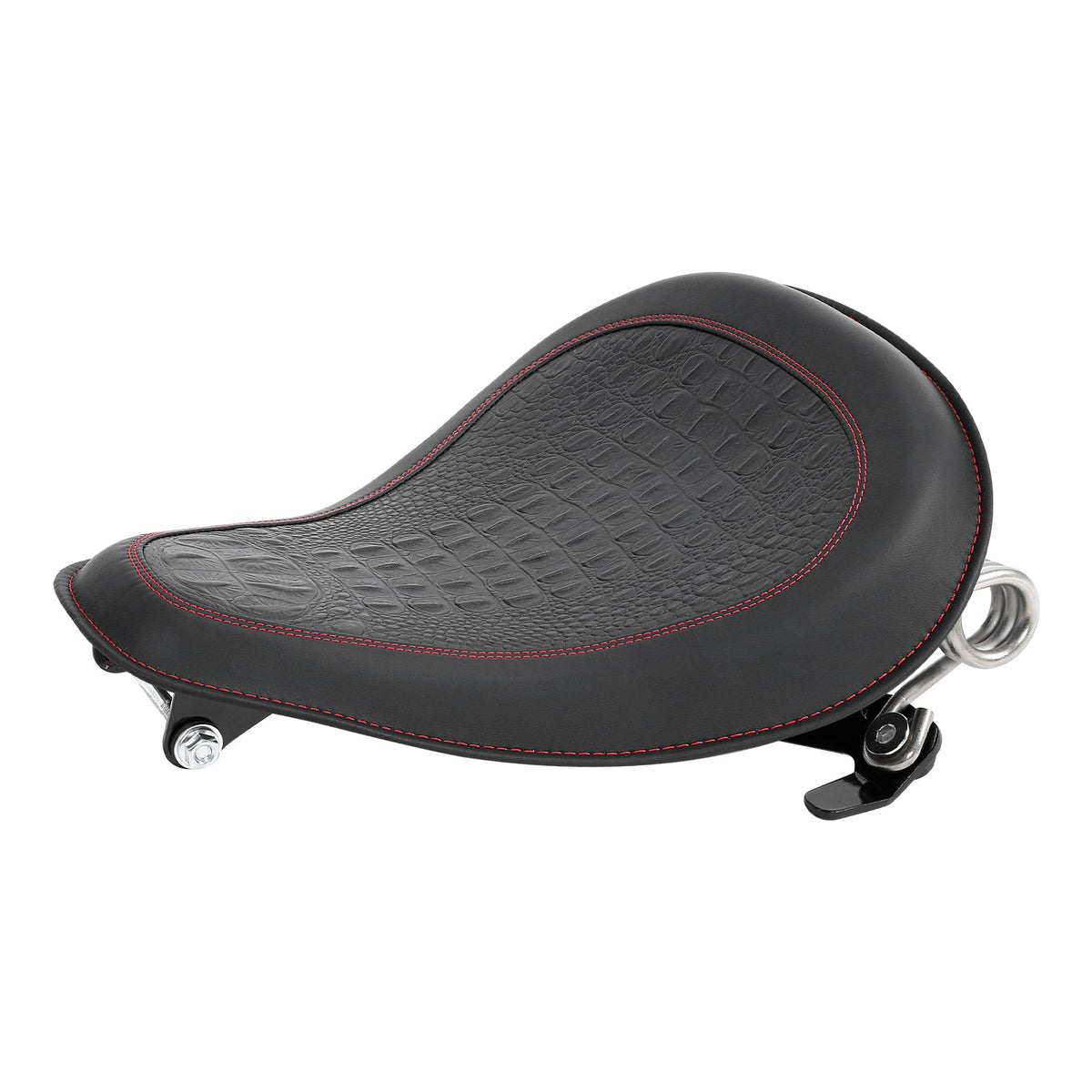 C.C. RIDER Sportster Seat Solo Spring Seat Torsion Type Motorcycle Solo Seat Iron 883 Iron 1200 Bobber Seat Chopper Seat 2004-2024