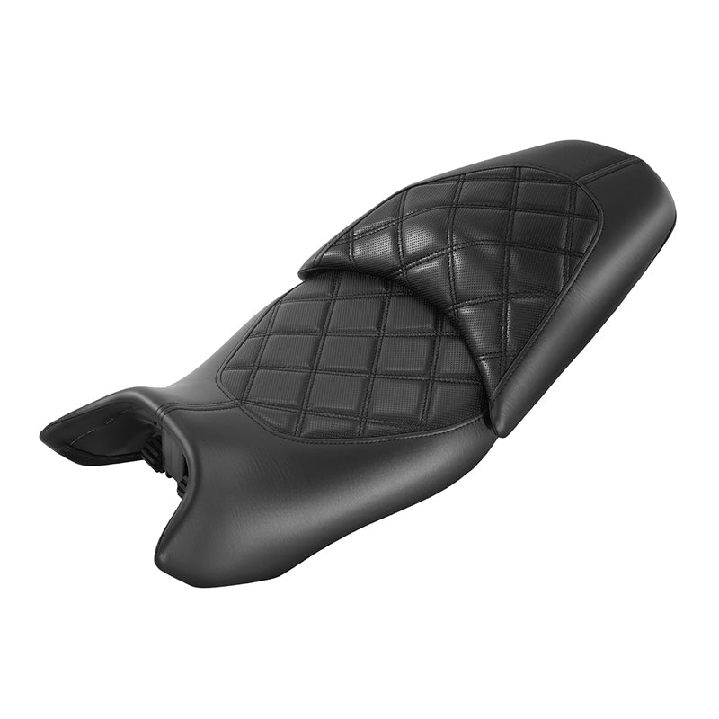 C.C. RIDER BMW R1300GS Seat Rider Passenger Seat Pillion Cushion Black Lattice For BMW R1300GS, 2023-2025