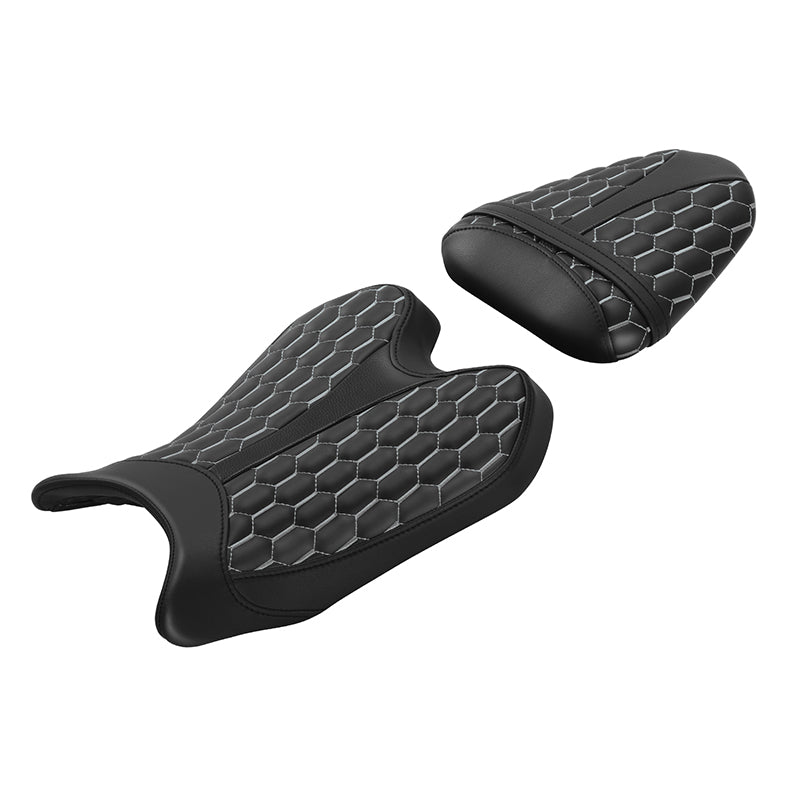 C.C. RIDER YZF R6 Front And Rear Seat For YAMAHA R6 YZFR6 Honeycomb, 2008-2016