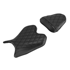 C.C. RIDER YZF R6 Front And Rear Seat For YAMAHA R6 YZFR6 Black Lattice, 2008-2016