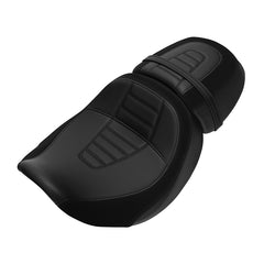 C.C. RIDER Touring Seat Two Piece 2 Up Seat Driver Solo Seat Passenger Seat Alcantara Leather For CVO Street Glide CVO Road Glide, 2023-2025