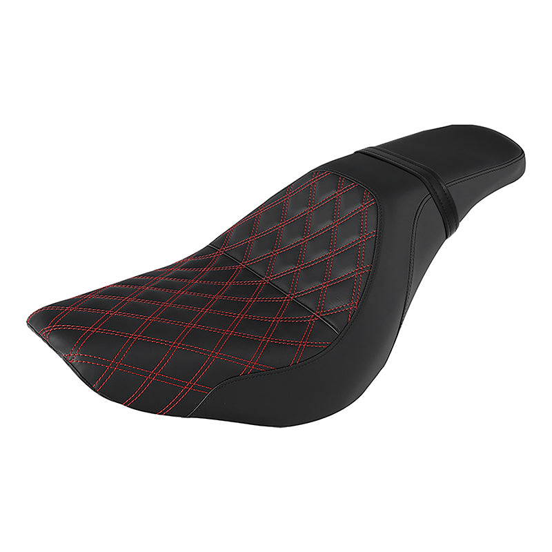 C.C. Rider Double Diamond 2-Up Seat for Harley Street Bob 2018-2025