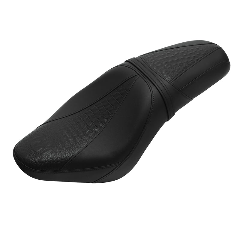 C.C. RIDER Honda Rebel 300 CMX300 Front And Rear Seat Black Alligator Pattern, 2017-2024