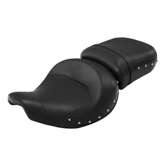 C.C. RIDER Indian Seat 2 Piece 2 Up Seat With Backrest For Indian Chieftain Dark Horse Chieftain Limited Chieftain Elite Springfield, 2014-2025