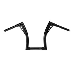 Custom Chrome 1.25" Fat Handlebar 14" Rise Hanger Bar Chrome Gloss Black Fit For Harley Electra Glide FLHT
