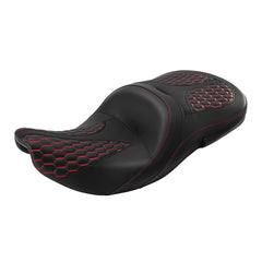 C.C.RIDER Indian Chieftain 2 Up Seat Touring Motorcycle Seat Honeycomb Stitching, 2014-2025