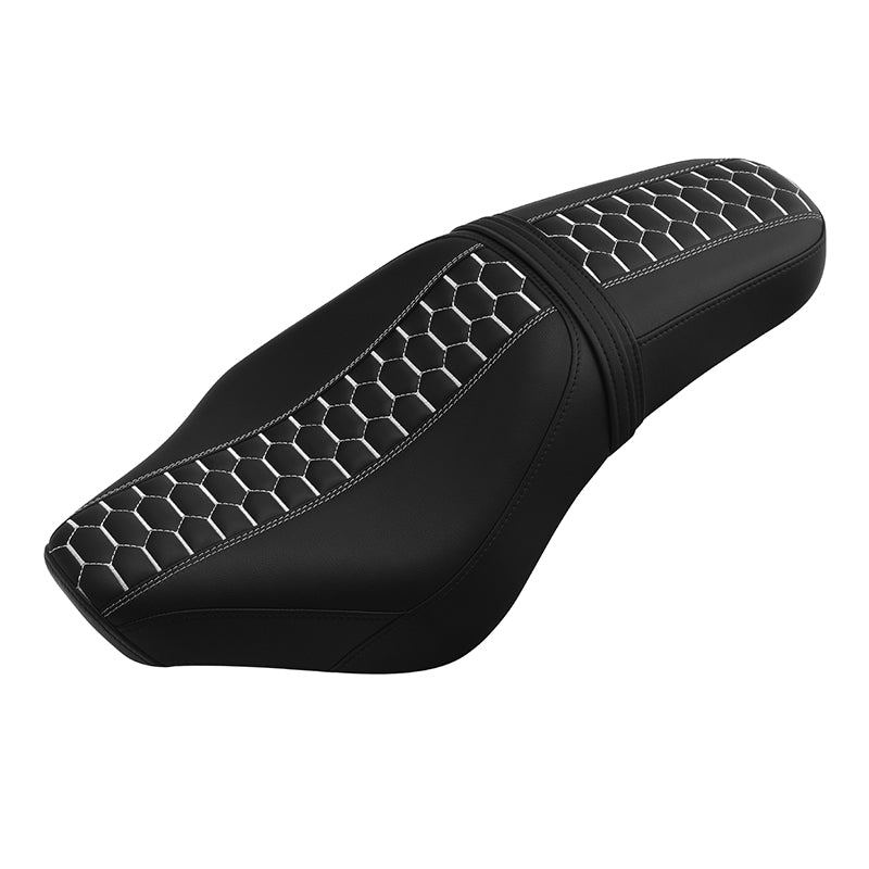 C.C. RIDER Honda Rebel 300 CMX300 Front And Rear Seat Honeycomb Stitiching, 2017-2024