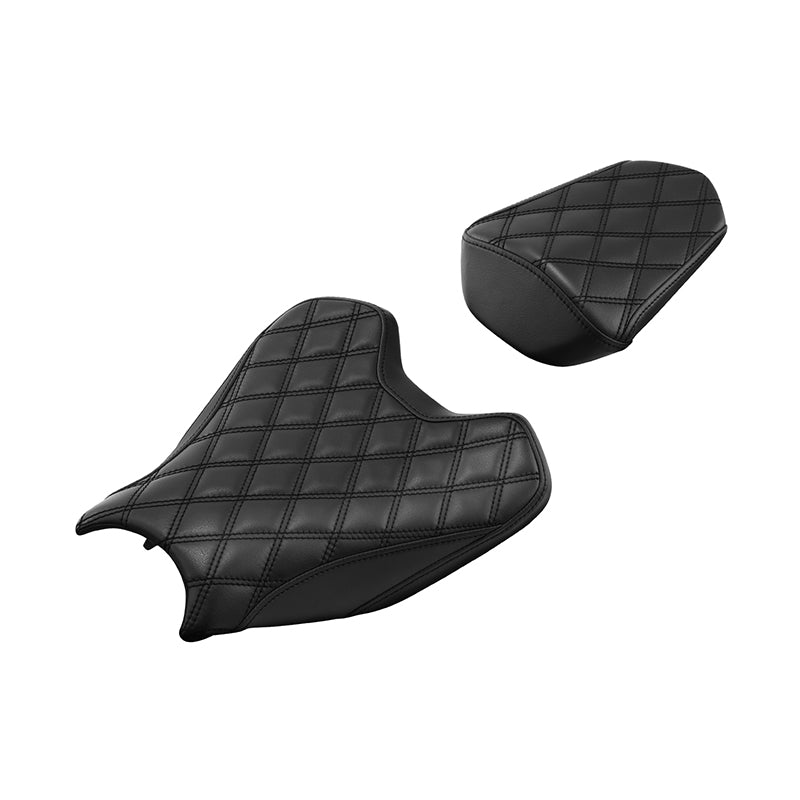 C.C. RIDER CBR1000RR Two Piece Seat Black Lattice For Honda CBR1000RR(SP), 2017-2025