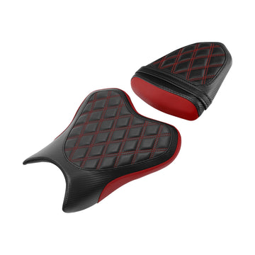 C.C. Rider Lattice Stitch Front and Rear Seat for Yamaha YZF R6 2006-2007