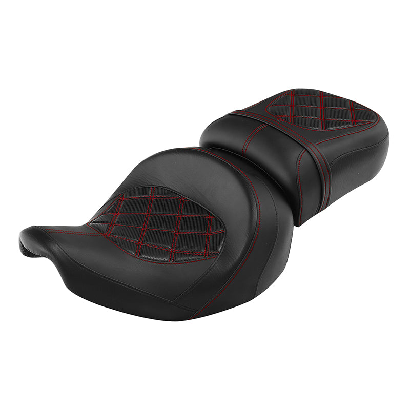 C.C. RIDER Indian Seat 2 Piece 2 Up Seat For Indian Chieftain Dark Horse Chieftain Limited Chieftain Elite Springfield, 2014-2025