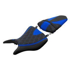 C.C. RIDER YZF R3 YZF R25 MT03 MT25 Front And Rear Seat For YAMAHA Lattice Sitiching Color Trimming, 2015-2023
