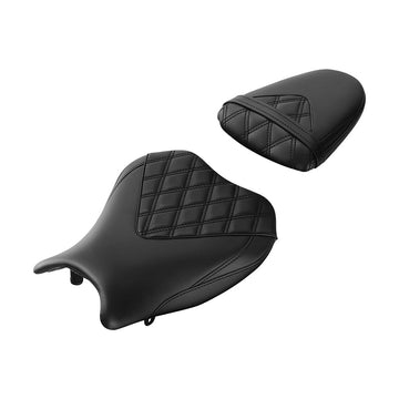 C.C. RIDER GSXR1000 Front And Rear Seat With Black Lattice For SUZUKI GSX-R1000, 2017-2025