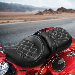 C.C. RIDER Indian Seat 2 Piece 2 Up Seat For Indian Chieftain Dark Horse Chieftain Limited Chieftain Elite Springfield, 2014-2025
