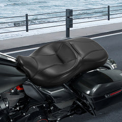 C.C. RIDER Touring Seat 2 Up Seat Driver Passenger Seat For Harley CVO Road Glide Electra Glide Street Glide Road King, 2009-2023