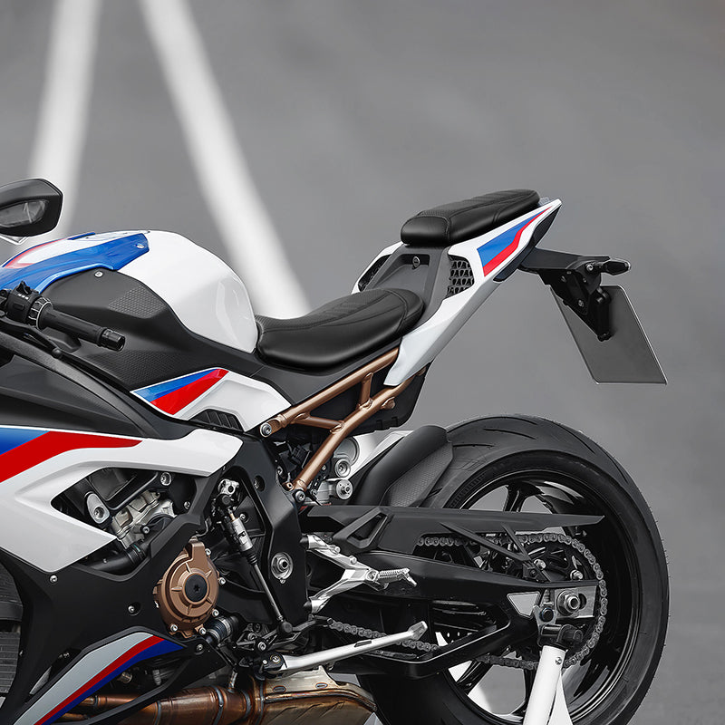 C.C. RIDER BMW S1000RR Seat Rider Passenger Seat Pillion Cushion Black Carbon Fiber For BMW S1000RR, 2019-2025