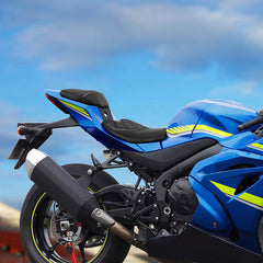 C.C. RIDER BMW S1000RR Seat Rider Passenger Seat Pillion Cushion Black Diamond Stitching For BMW S1000RR, 2019-2025