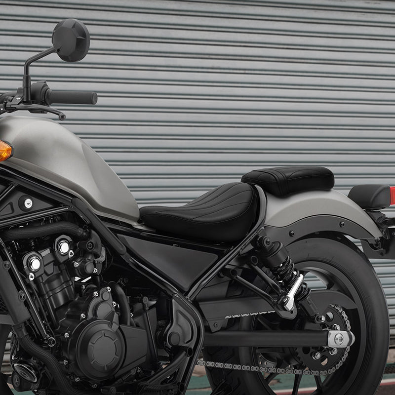 C.C. RIDER CM300 Front And Rear Seat Fit For Honda Rebel 300 CMX300 Black Trimming, 2017-2024