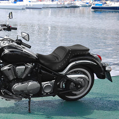 C.C. RIDER VN900 Vulcan Classic One Piece Seat Standard Driver Passenger Seat Studs Trimming For Kawasaki Vulcan Classic, 2006-2025