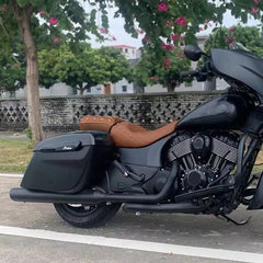 C.C. RIDER Indian Seat 2 Piece 2 Up Seat With Backrest For Indian Chieftain Dark Horse Chieftain Limited Chieftain Elite Springfield, 2014-2025