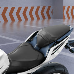 C.C. RIDER Ninja 400 Z400 Front And Rear Black Seat Fit For Kawasaki, 2018-2024