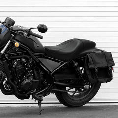 C.C. RIDER Honda Rebel 300 CMX300 Front And Rear Seat Black Alligator Pattern, 2017-2024